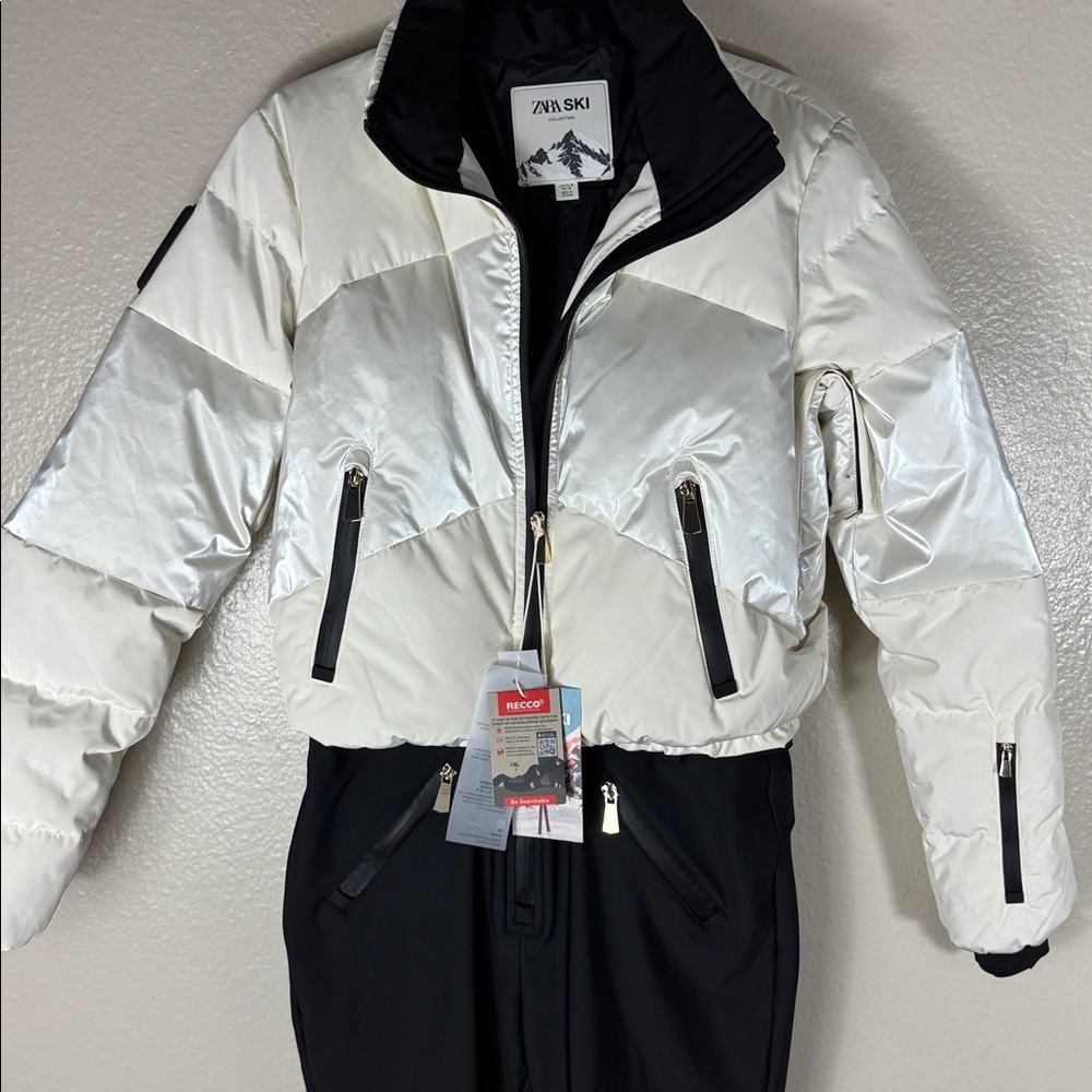 Zara COMBINED PUFFER WATER RESISTANT WINDPROOF RECCO® TECHNOLOGY SKI COLLECTION - Picture 6 of 16